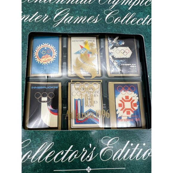 Centennial Olympic Winter Games Collector’s Edition Micromini Playing Cards Set - Picture 5 of 5
